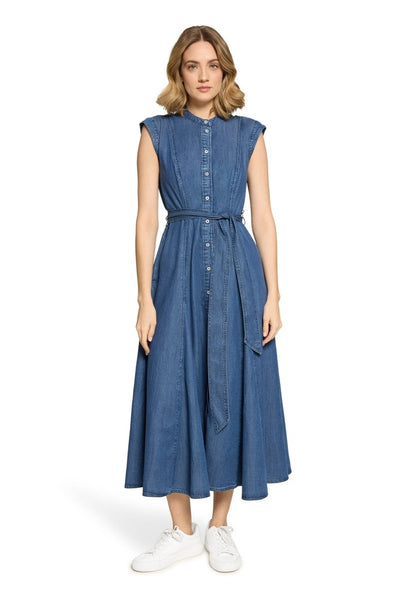Cartoon Jeans Kleid Kurz 1/2 Arm in der Farbe Blau