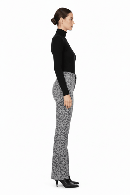 Cartoon Jeans mit Animal Print in der Farbe Grau