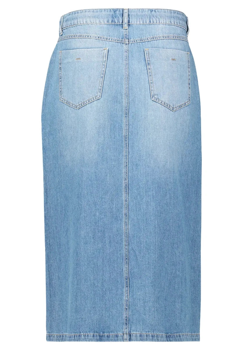 Cartoon Jeansrock in der Farbe Blau