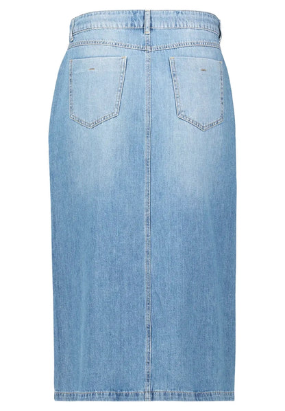 Cartoon Jeansrock in der Farbe Blau