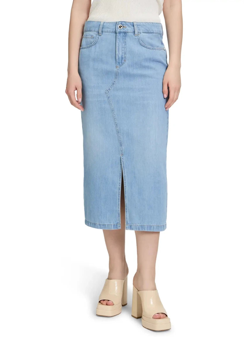 Cartoon Jeansrock in der Farbe Blau