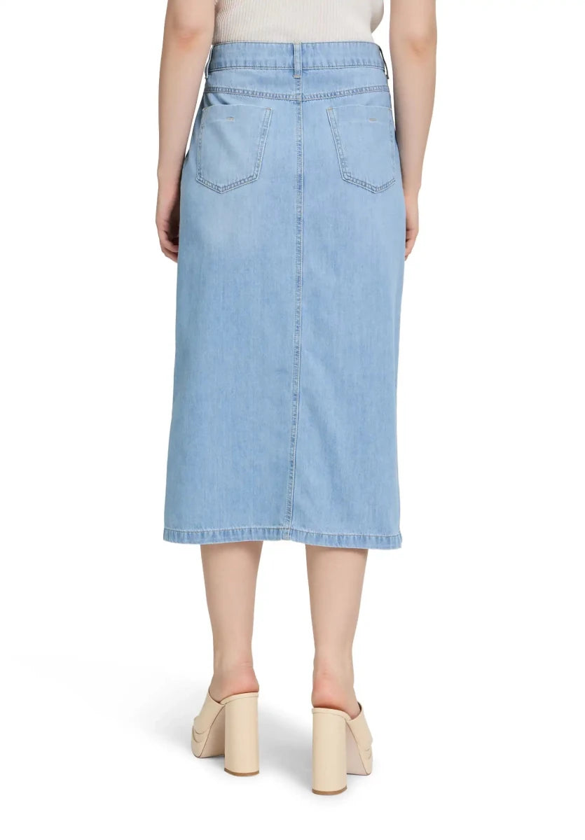 Cartoon Jeansrock in der Farbe Blau