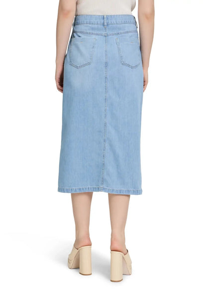 Cartoon Jeansrock in der Farbe Blau