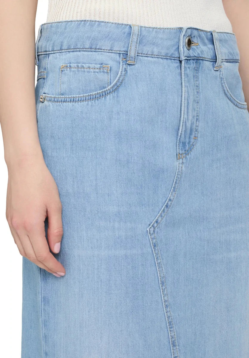 Cartoon Jeansrock in der Farbe Blau