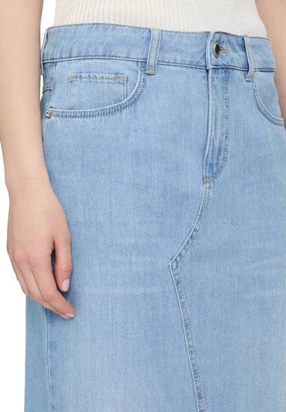 Cartoon Jeansrock in der Farbe Blau