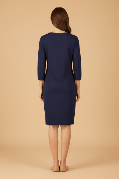 Cartoon Kleid in der Farbe Mitternachtsblau