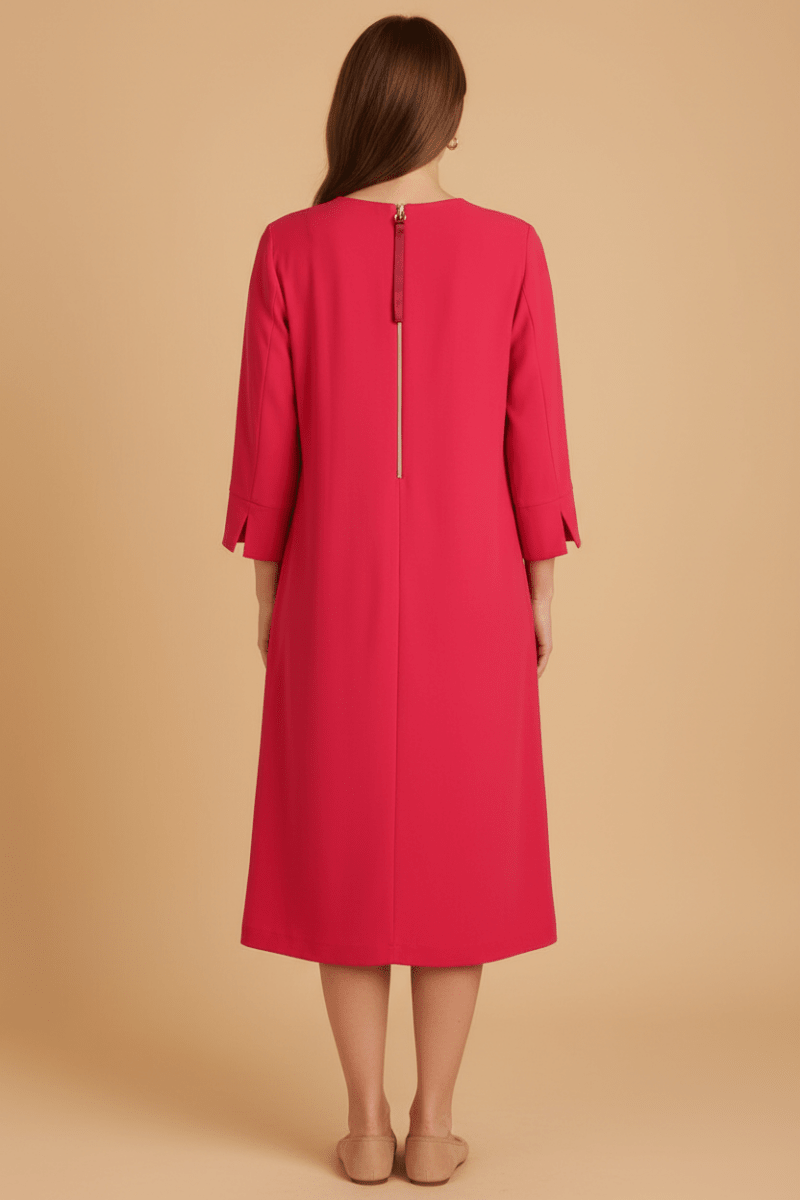 Cartoon Kleid in der Farbe Rot