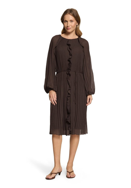 Cartoon Kleid Kurz 1/1 Arm in der Farbe Braun