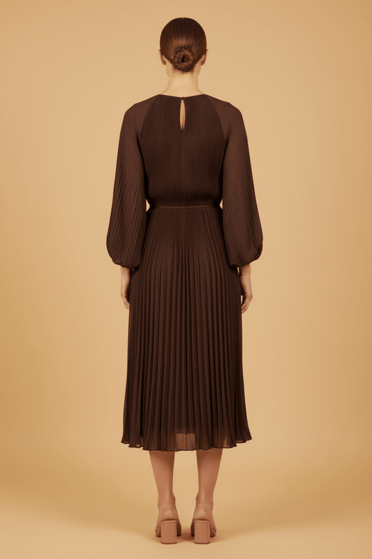 Cartoon Kleid Kurz 1/1 Arm in der Farbe Braun