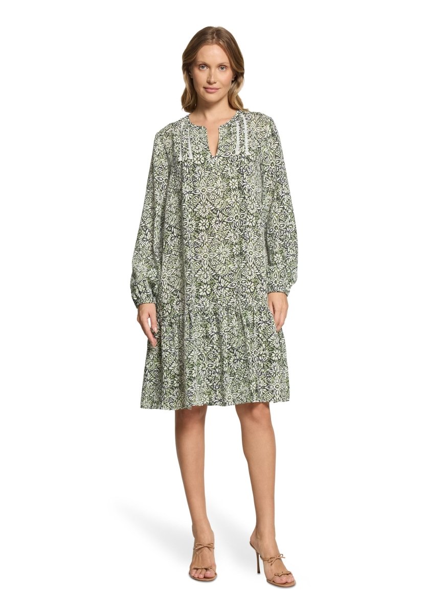 Cartoon Kleid Kurz 1/1 Arm in der Farbe Green