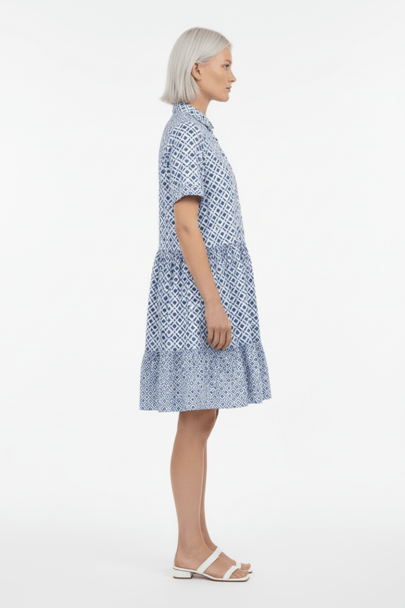 Cartoon Kleid Kurz 1/2 Arm