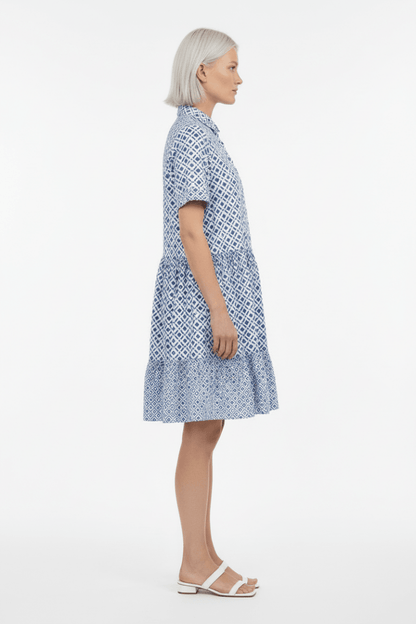 Cartoon Kleid Kurz 1/2 Arm