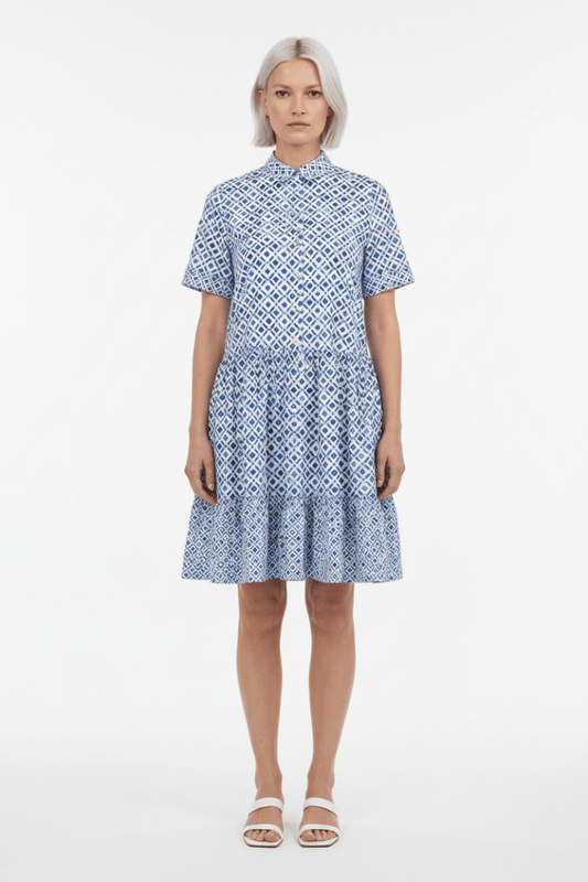 Cartoon Kleid Kurz 1/2 Arm