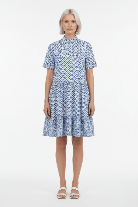 Cartoon Kleid Kurz 1/2 Arm