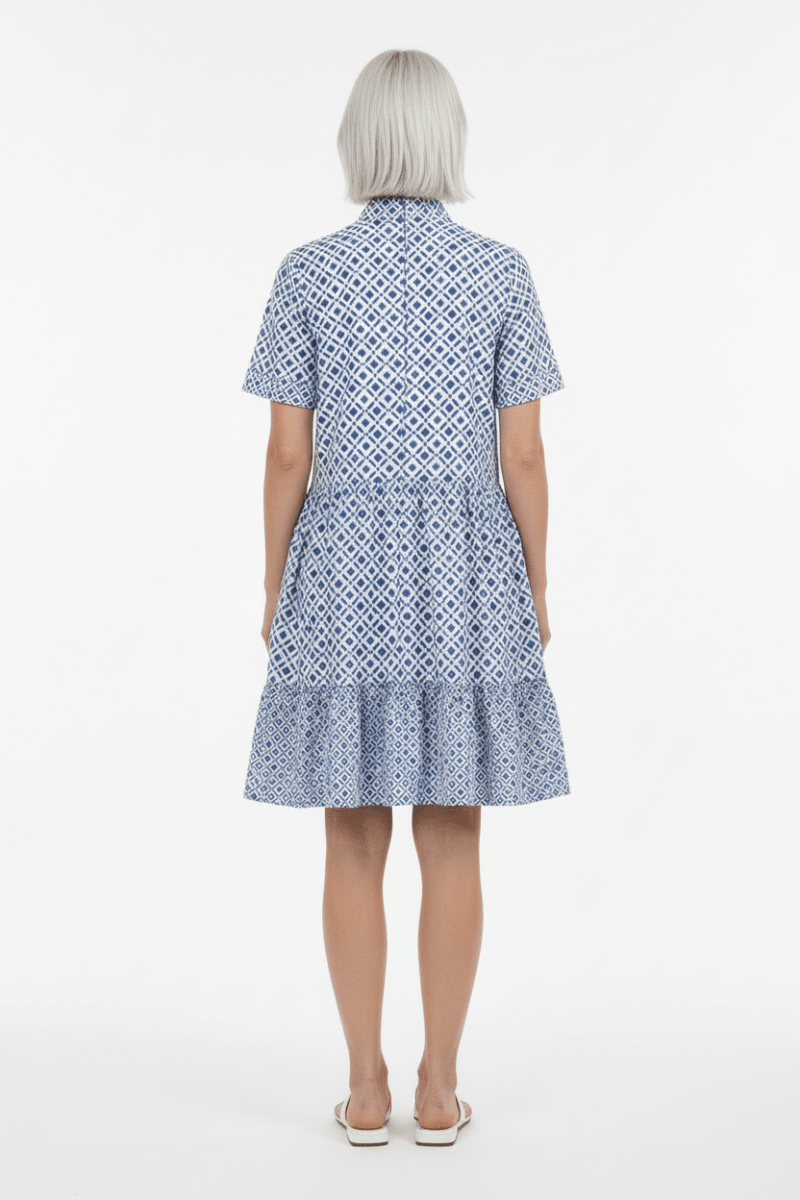Cartoon Kleid Kurz 1/2 Arm