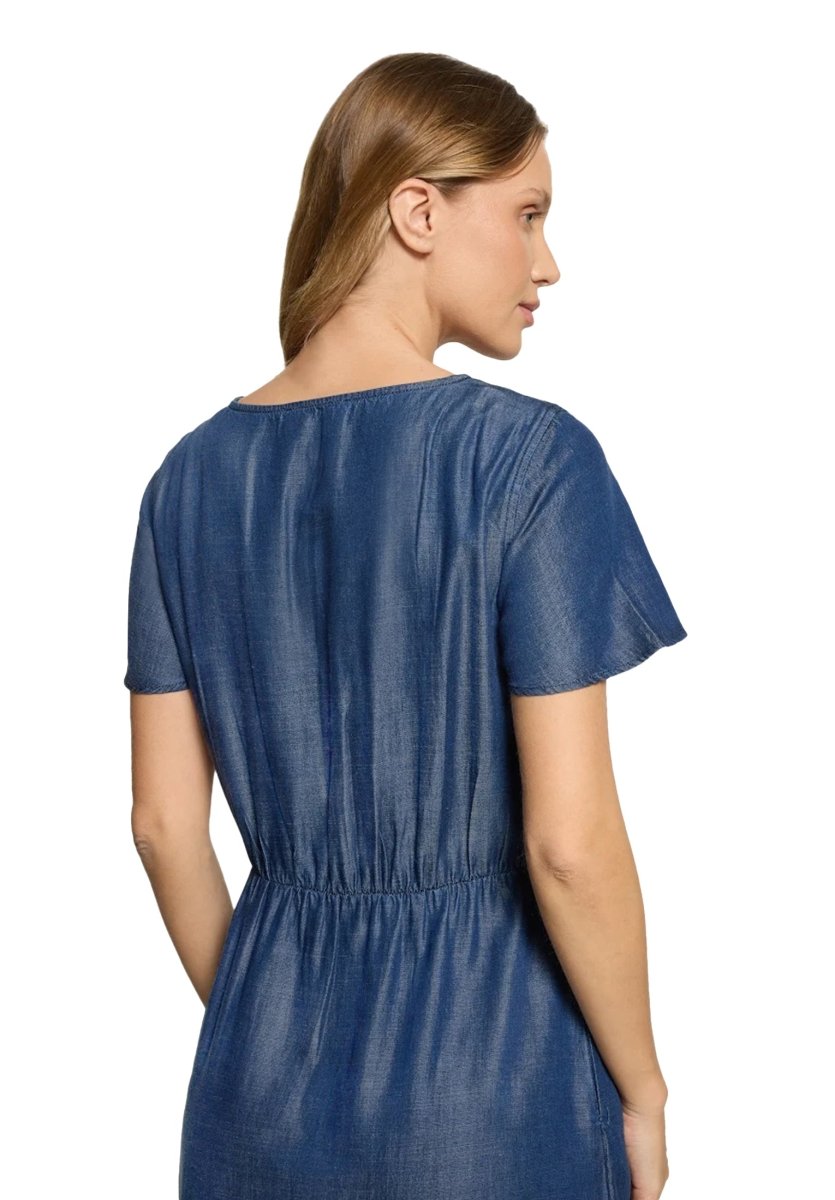 Cartoon Kleid Kurz 1/2 Arm in der Farbe Blau
