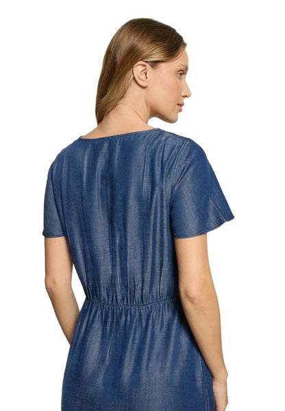 Cartoon Kleid Kurz 1/2 Arm in der Farbe Blau