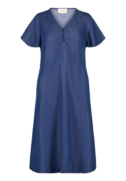 Cartoon Kleid Kurz 1/2 Arm in der Farbe Blau