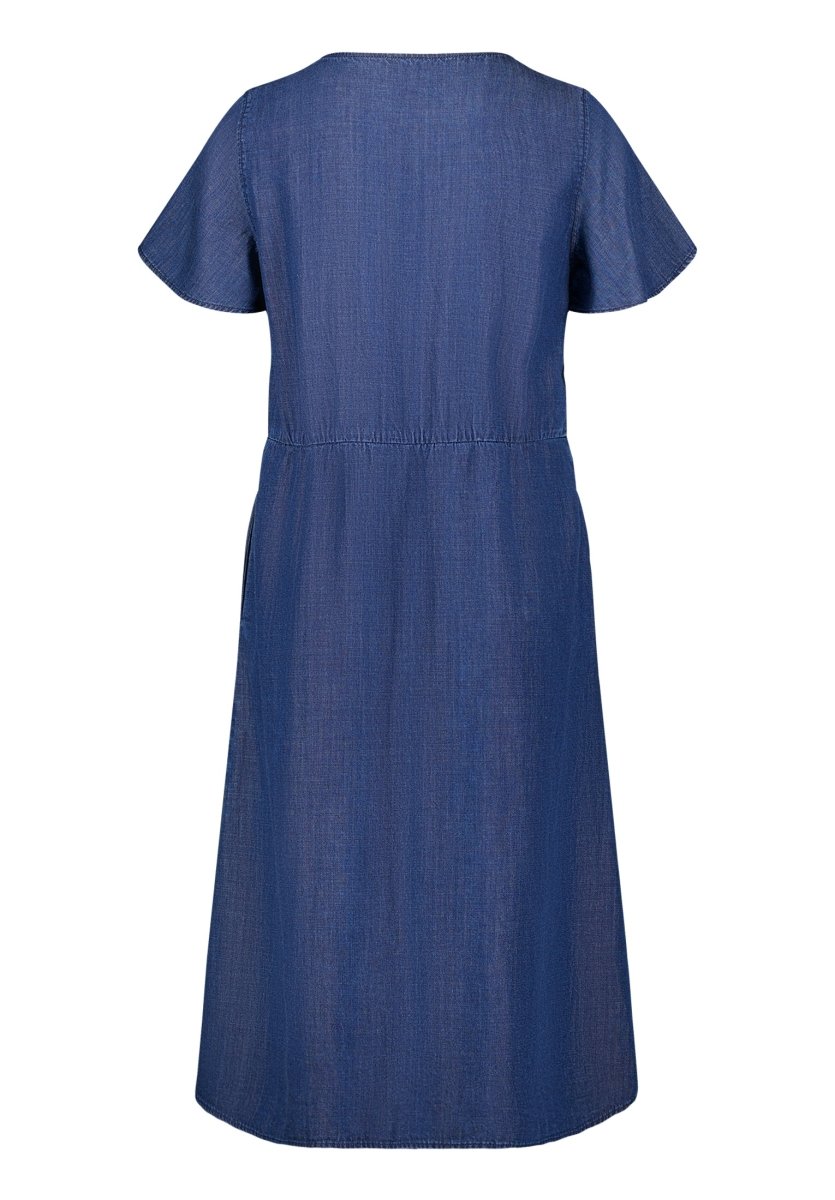 Cartoon Kleid Kurz 1/2 Arm in der Farbe Blau
