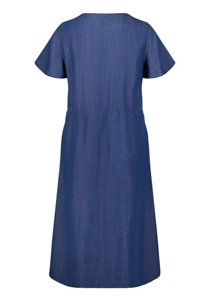 Cartoon Kleid Kurz 1/2 Arm in der Farbe Blau