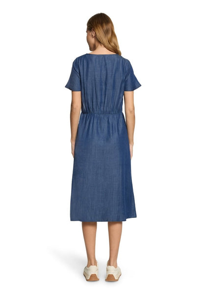 Cartoon Kleid Kurz 1/2 Arm in der Farbe Blau