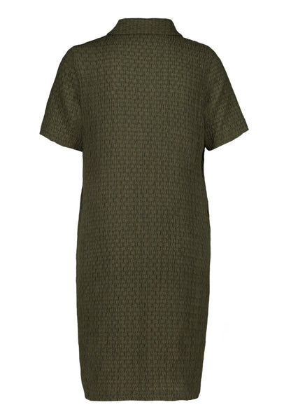 Cartoon Kleid Kurz 1/2 Arm in der Farbe Oliv