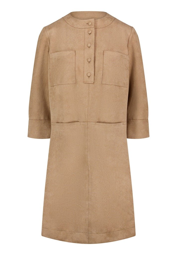 Cartoon Kleid Kurz 3/4 Arm Tiger's Eye