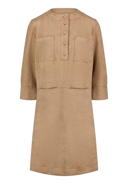 Cartoon Kleid Kurz 3/4 Arm Tiger's Eye