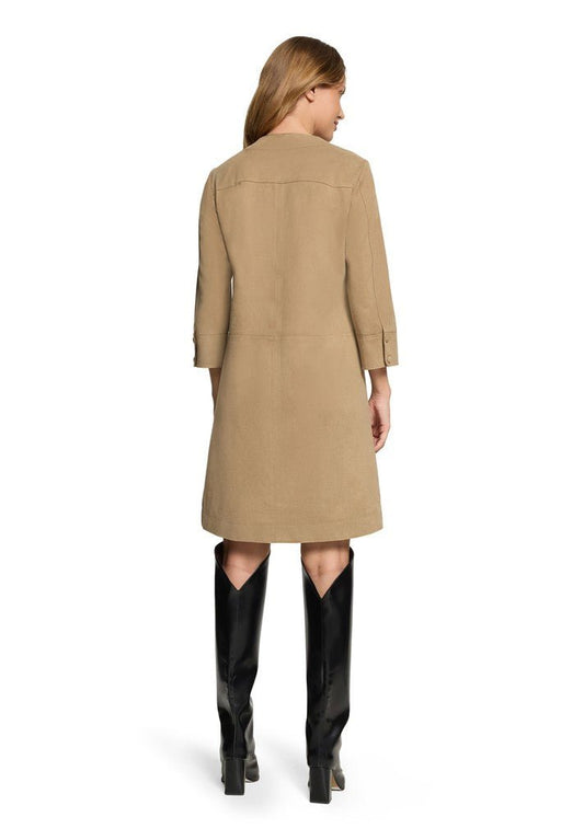Cartoon Kleid Kurz 3/4 Arm Tiger's Eye
