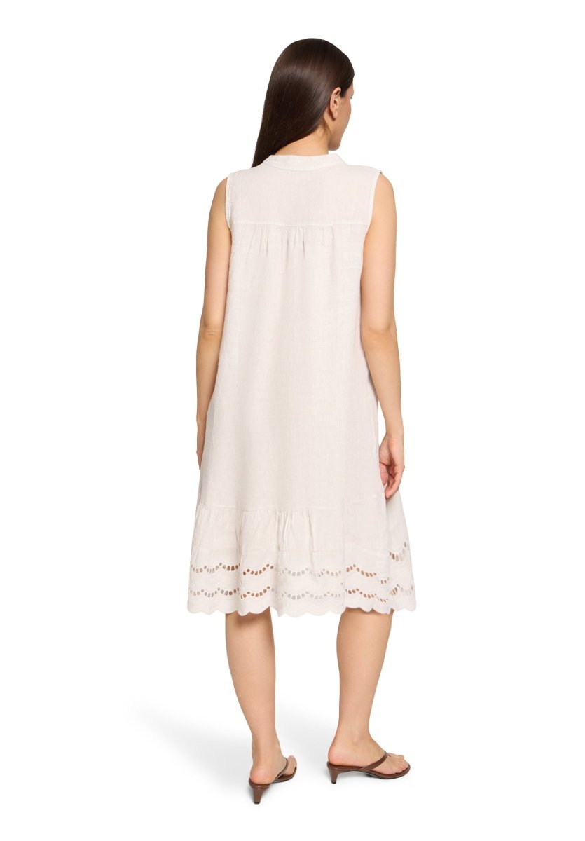 Cartoon Kleid Kurz ohne Arm in der Farbe Beige