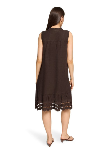 Cartoon Kleid Kurz ohne Arm in der Farbe Black