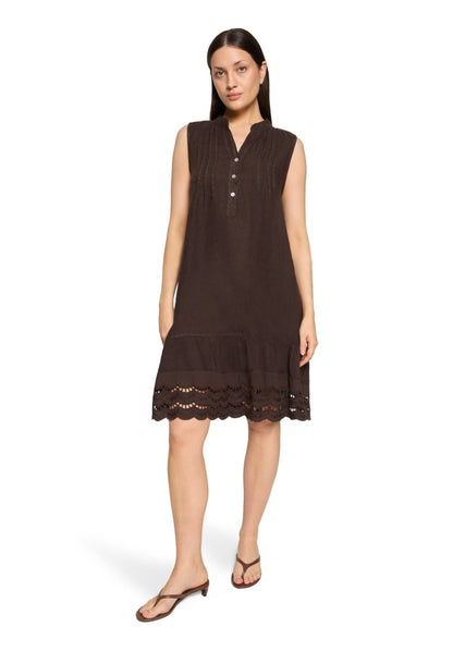 Cartoon Kleid Kurz ohne Arm in der Farbe Black