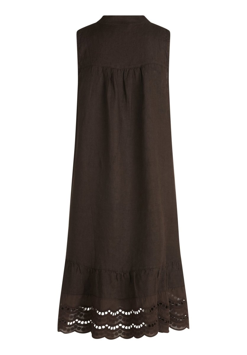 Cartoon Kleid Kurz ohne Arm in der Farbe Black