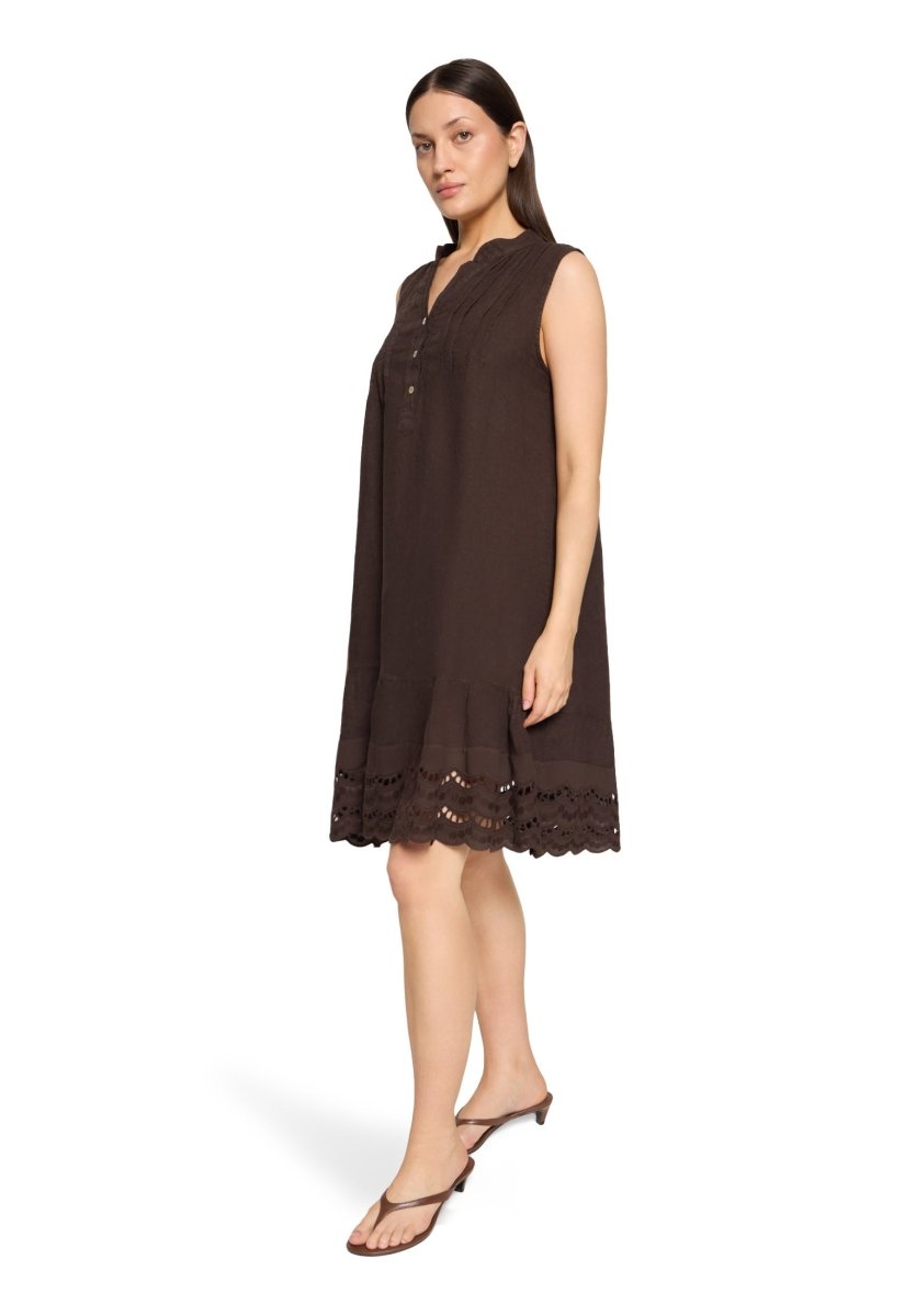 Cartoon Kleid Kurz ohne Arm in der Farbe Black
