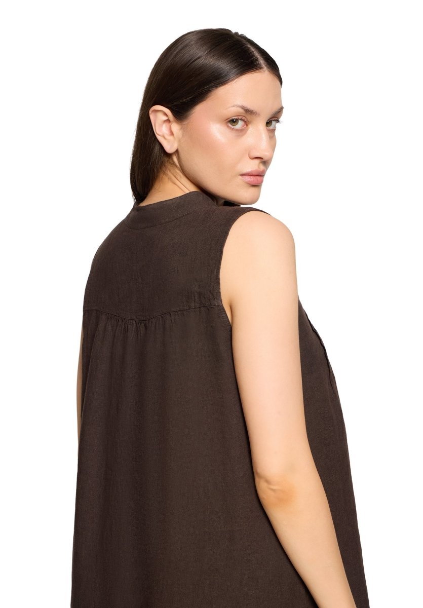 Cartoon Kleid Kurz ohne Arm in der Farbe Black