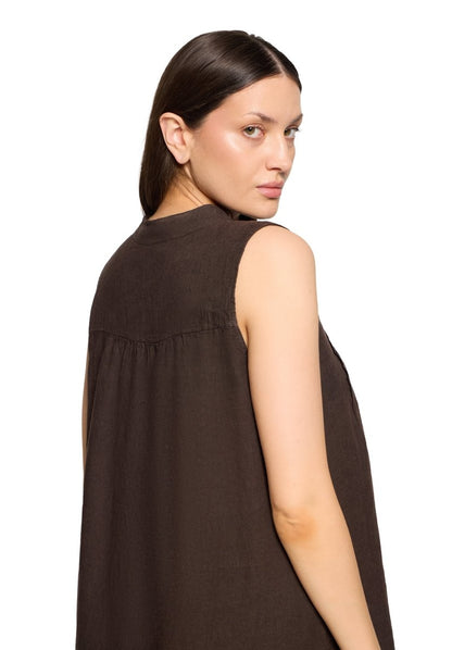Cartoon Kleid Kurz ohne Arm in der Farbe Black
