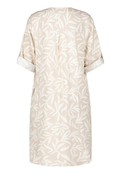 Cartoon Kleid Lang in der Farbe Beige