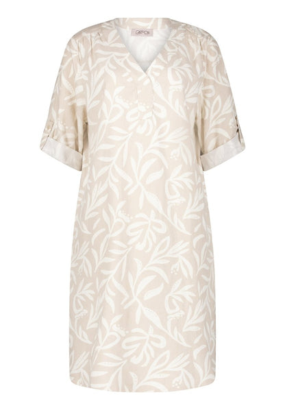 Cartoon Kleid Lang in der Farbe Beige