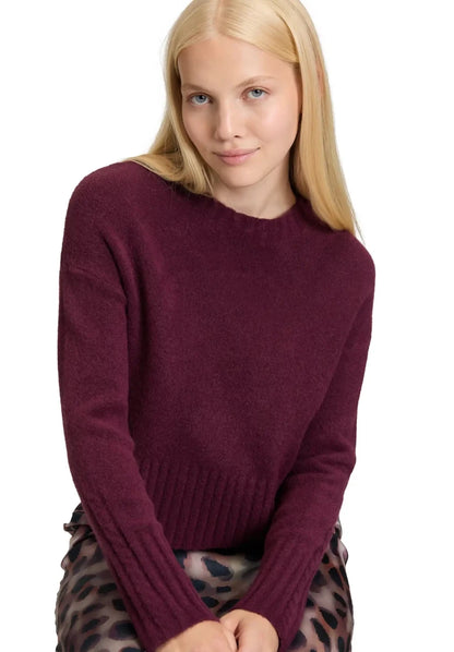 Cartoon Kleid mit abnehmbarem Oberteil in der Farbe Taupe/Violet