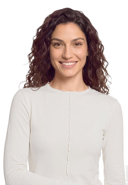Cartoon Langarmshirt Schwanenweiß