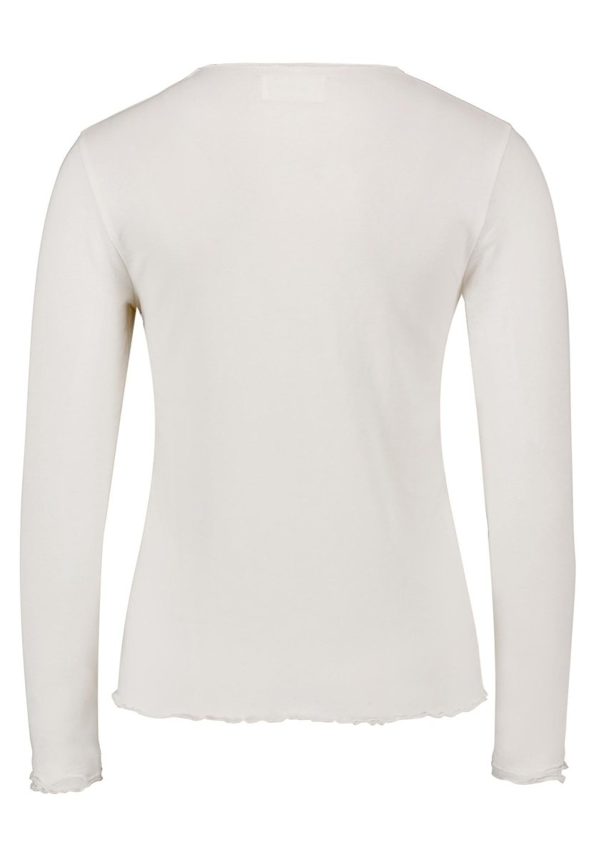 Cartoon Langarmshirt Schwanenweiß