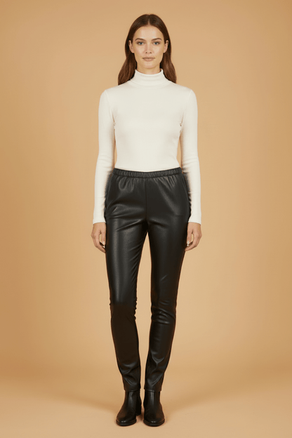 Cartoon Legging Schwarz – Damen Leggings Viskose
