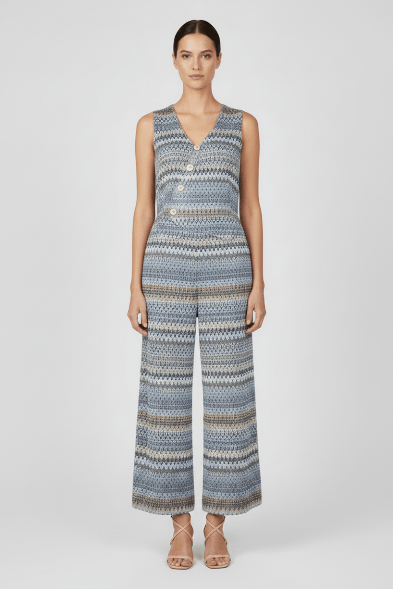 Cartoon Overall in der Farbe Blau