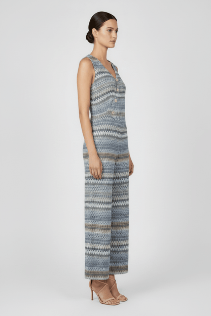 Cartoon Overall in der Farbe Blau