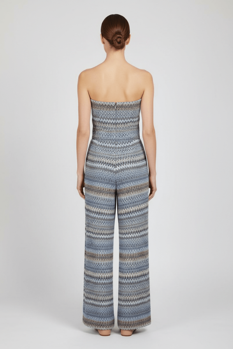 Cartoon Overall in der Farbe Blau