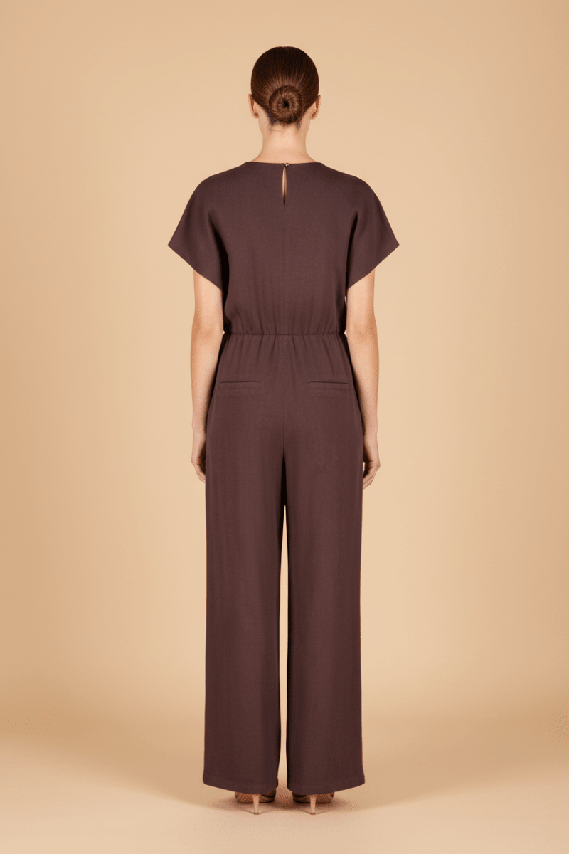 Cartoon Overall in der Farbe Braun