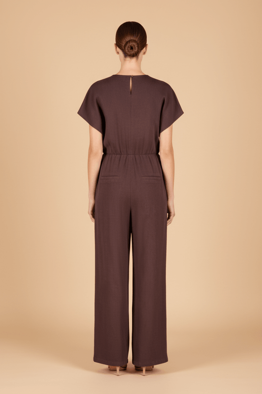 Cartoon Overall in der Farbe Braun