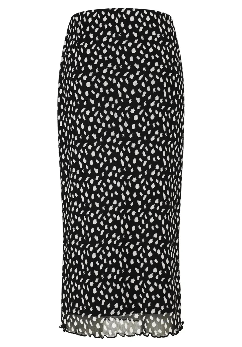 Cartoon Rock gefüttert lang Schwarz