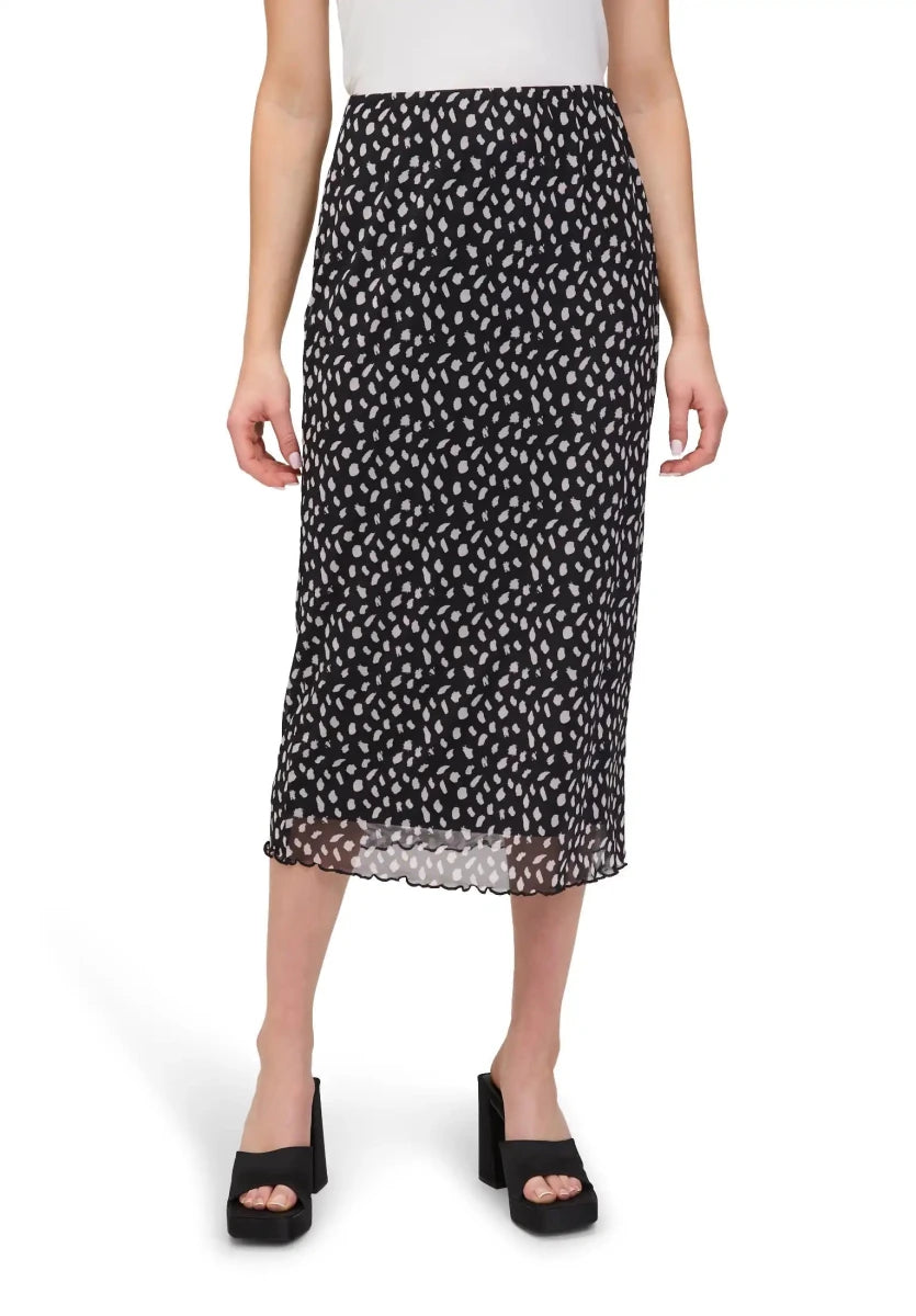 Cartoon Rock gefüttert lang Schwarz