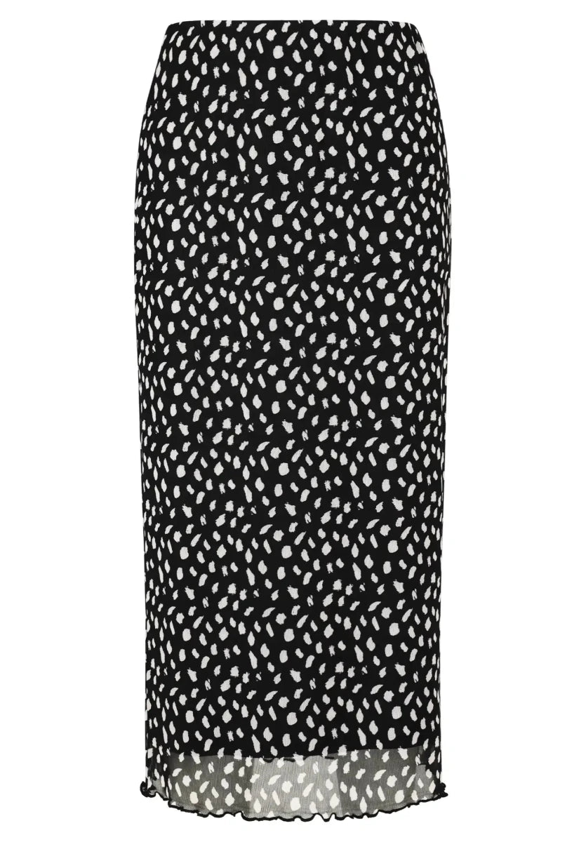 Cartoon Rock gefüttert lang Schwarz